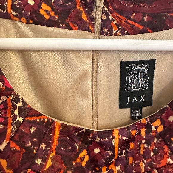 Purple Multi-Colored Midi Dress - Picture 5 of 5